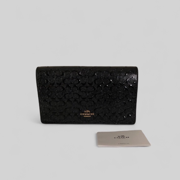 Coach Oxblood Black leather Bag - Picture 5 of 16